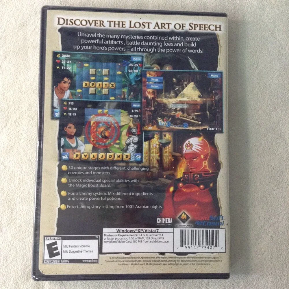 NWOT (SEALED) New Old Stock; Word Wonders, Tower of Babel, Learning Word game